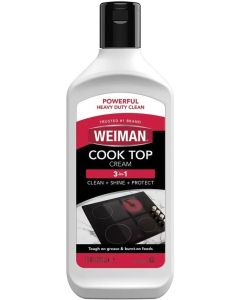 Glass Cooktop Heavy Duty Cleaner & Polish - Shines and Protects Glass/Ceramic Smooth Top Ranges with its Gentle Formula - 10 Oz., Clear