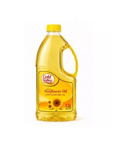 Gold Valley 100% Pure Sunflower Oil- 1.5Ltr