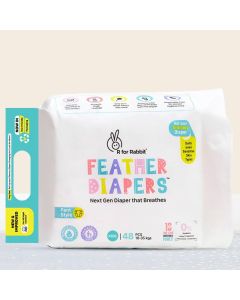 R for Rabbit XXXL Size Baby Premium Feather Diaper - 48 Count