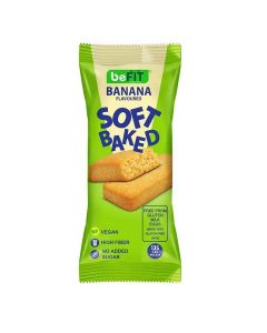 Befit Banana Soft Baked Cereal Bar / 35g