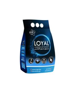 Loyal Powder Detergent with Long-Lasting Scent and Enzyme Action- 3Kg