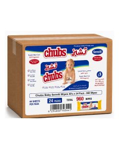 Chubs Baby Sensiti Wipes 960's Wet wipes Pack of 40*24