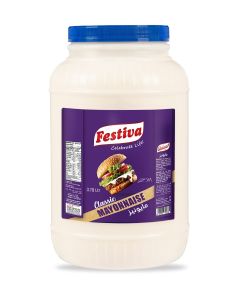 Classic Mayonnaise 3.78L - Creamy Mayo Sandwich Spread for Burgers, Sandwiches, Wraps and Snacks - Dip and Dressing
