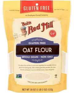 Bob's Red Mill Gluten Free Whole Grain Oat Flour, 1.37 Pound (Pack of 2)