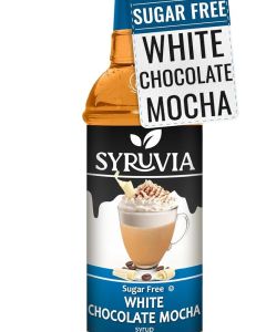 Syruvia Sugar Free White Chocolate Mocha Coffee Syrup - 25.4 fl oz