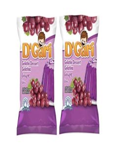 D'Gari Gelatinas / Gelatins (Uva / Grape, 2 Pack)