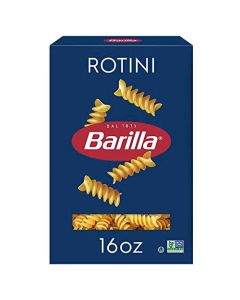 Barilla Rotini Pasta 16 oz Box NonGMO Made with Durum Wheat Semolina Kosher Certified