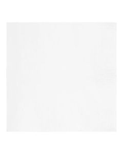Bright White Lunch Napkins - Pack Of 20