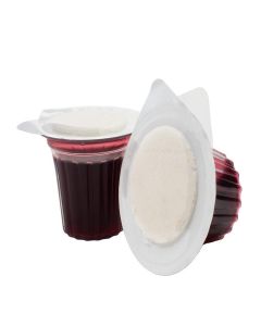 Elements Prefilled Communion Cups and Wafer Set, Ready-to-Serve, 25 Count, 100% Concord Grape Juice, Wheat Wafer, Easy-Open Offset Tabs, Quiet Seal, Tray Compatible