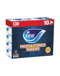 Facial Tissue 130 Sheets 2 Ply Pack of 10