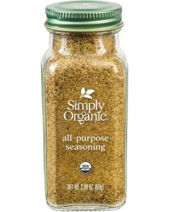 Simply Organic All-Purpose Seasoning, Certified Organic / 2.08 oz