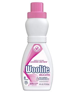 Woolite Delicates Hypoallergenic Liquid Laundry Detergent, 8 Loads, 16oz, Hand & Machine Wash