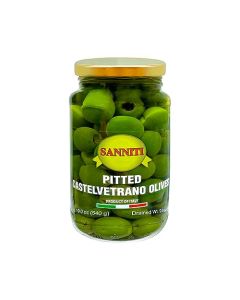 Sanniti Pitted Castelvetrano Olives 19 Ounce Jar