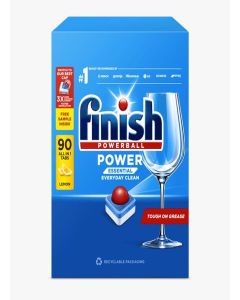 Finish Dishwasher Tablet All In 1 Powerball Lemon 90 Tablets