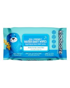 Kiddicare Eco-Friendly Pure Water Baby Wipes - 70 Count