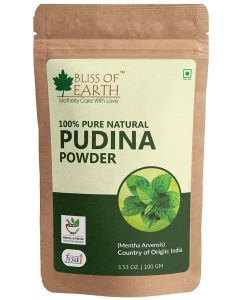 100% Pure & Natual Pudina Powder (Mint Powder) 100GM Excellent Flavor Great for Use in Beverages South Indian & Chinese Dishes Mexican Salsa Chutney & Much More
