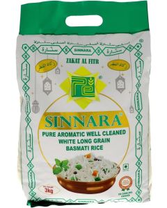 Sinnara Pure Aromatic Basmati Rice 3kg