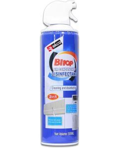 RACO Bitop-Air Conditioner Disinfectant Foam Spray 500ml, Ac Cleaning Spray, Cleaning & Disinfecting, Sterilizing Deodorant