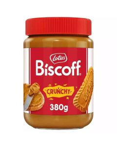 Lotus Biscoff Crunchy Original Caramelised Biscuit Spread- 380gms