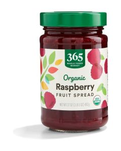 365 by Whole Foods Market Organic Raspberry Fruit Spread, 17 OZ