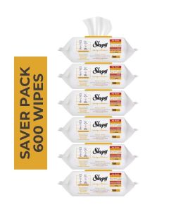 Sleepy Easy Clean Surface Cleaning Wipes – Herbal Soap Scent, 6-Pack Economy Bundle