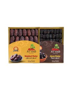 Medjool Dates 1000 grams & Ajwa Dates 1000 gram Bundle