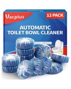 Vacplus Automatic Toilet Bowl Cleaner Tablets Bathroom Toilet Tank Cleaner 12 PACK VAT165