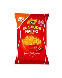 Nacho Chips Sweet Chilli 180G, Corn Tortilla Chips For Dips Parties And Snacking