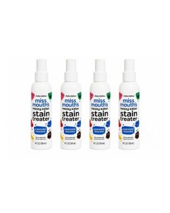 Miss Mouth's Messy Eater Stain Treater Spray, 4 Pack (4oz Each), Fabric Stain Remover for Clothes & Upholstery