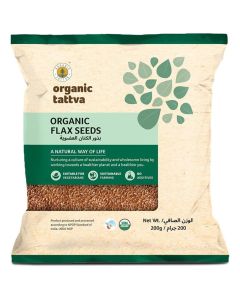 Organic Tattva Organic Flax Seeds, 200g