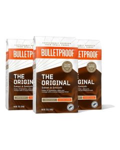 Bulletproof The Original Ground Coffee, Premium Medium Roast Organic Beans, 3-Pack