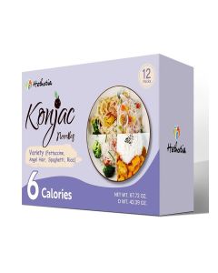Hethstia Konjac Noodles Variety Pack, 12 Pack Shirataki Noodles, Vegan
