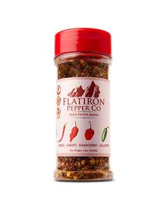 Flatiron Pepper Co Four Pepper Blend Premium Red Chile Flakes Habanero Jalapeno Arbol Ghost Pepper