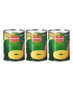 Del Monte Pine Slices In Syrup, 570 Gms, Pack Of 3