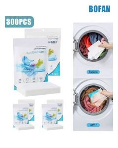 Clothing Dyeing Adsorption Sheet - Environmentally friendly innovation, anti-staining, suitable for a variety of washing machines, keep clothes bright and long-lasting, energy-saving, time-saving and convenient, prevent color mixing, fragrance-free - 300s