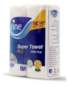 Super Towel Pro, Highly Absorbent, Sterilized 3 Ply 60 Sheets (Pack Of 2)