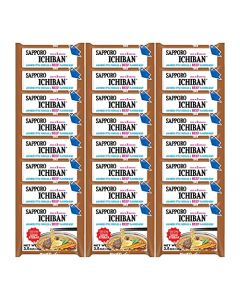 SAPPORO ICHIBAN Ramen Noodles Beef Flavor No 1 Tasting Japanese Instant Noodles 35 Oz x 24 packs 24 Pack Case