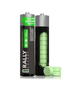 Caffeine Mints by Rally 60milligram Caffeine Instant Energy Fresh Breath Caffeinated Mints 0 Sugar Natural Peppermint Flavor 2 Packs 20 Mints