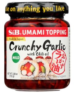 SB Chili Oil with Crunchy Garlic Topping 39 Ounce Pack of 3