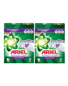 Fast Dissolving Laundry Detergent Powder With Lavender Dual Pack 2 x 2.5kg