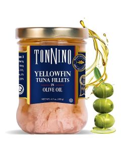 Tonnino Yellowfin Tuna Fillets in Olive Oil