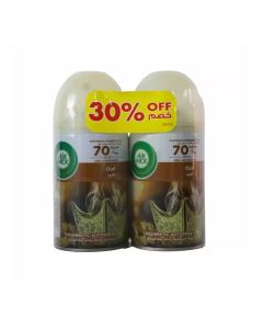 Air Wick Freshmatic Autospray Refill With Oud, Continuous Freshness And Odor Neutralization- 2X250ml