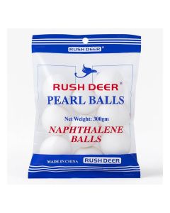 Naphthalene Balls 300g, Large White Moth Balls for Clothes, Wardrobe, Bathroom, Toilet, Pantry, Wash Basin, Urinal & Storage Protection, Long Lasting Freshness & Odour Control