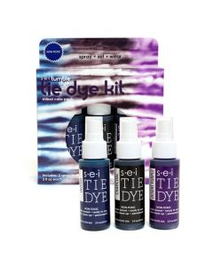 SEI Shibori Tie Dye Kit 3 Pack PreMixed Spray Tie Dye Kit EasytoUse NonToxic Fabric Dye in Indigo Purple and Black Shake and Spray