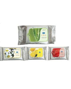 GINNI CLEA Refreshing Wet Wipes Aloevera 30s pack RoseLemonAntiacne 10s pack