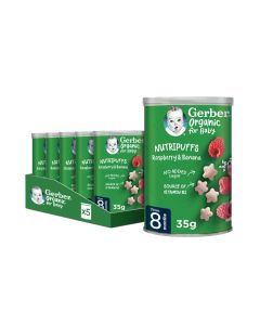 Organic Nutripuffs Raspberry And Banana Nutritious Snack