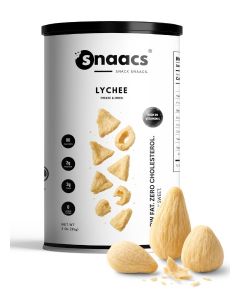 SNAACS Freeze-Dried Lychee / No Added Sugar / Fragrant Sweet & Crunchy Fruit Snack (2 oz / 56 g)