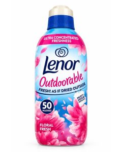 Lenor Outdoorable Floral Fresh Fabric Softener, Ultra Concentrated, Long Lasting Freshness, 50 Washes