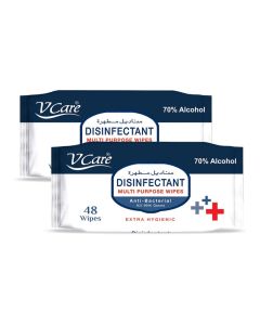 Disinfectant Multipurpose Wipes (48 Wipes Pack Of 2)