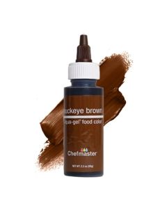 Chefmaster Buckeye Brown LiquaGel Food Coloring Vibrant Color ProfessionalGrade Dye for Icing Frosting Fondant Baking Decorating FadeResistant EasytoUse Made in USA 23 oz